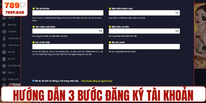 Hướng dẫn 3 bước đăng ký tài khoản